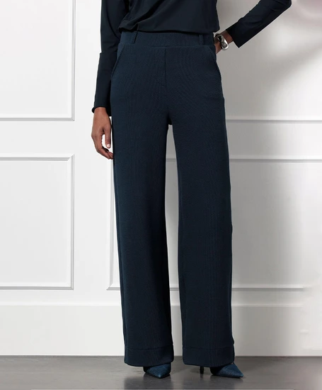 Studio Anneloes Broek Wide Leg Lexie Honeycomb