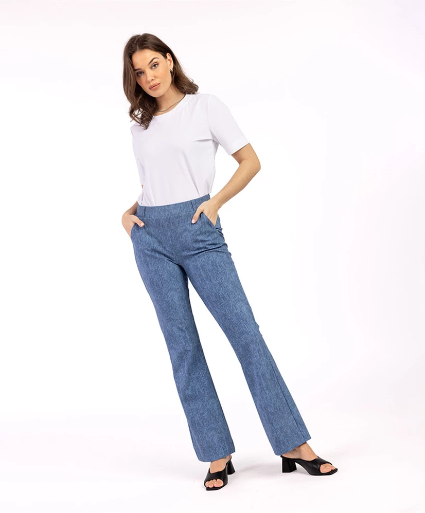 Studio Anneloes Flaired Jeans Effen