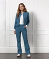 Studio Anneloes Flared Broek Pinstripe