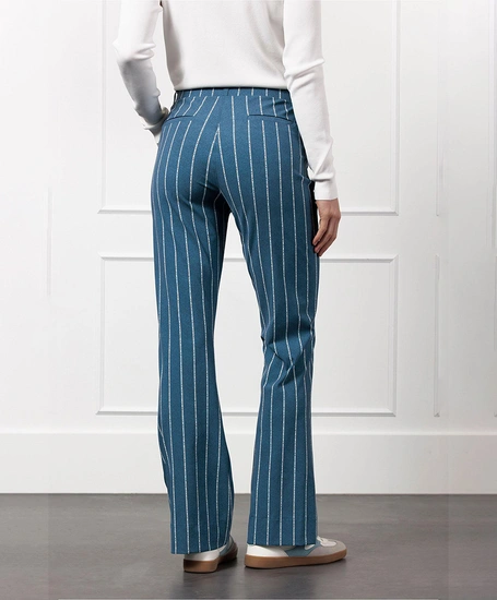 Studio Anneloes Flared Broek Pinstripe