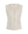 Studio Anneloes Gilet Rebekka Pinstripe