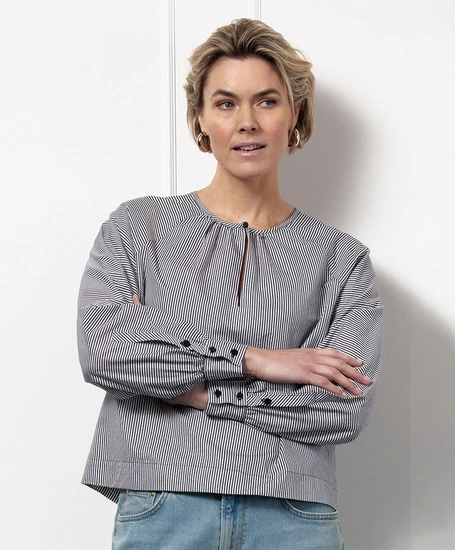 Studio Anneloes Top Babs Poplin Stripe