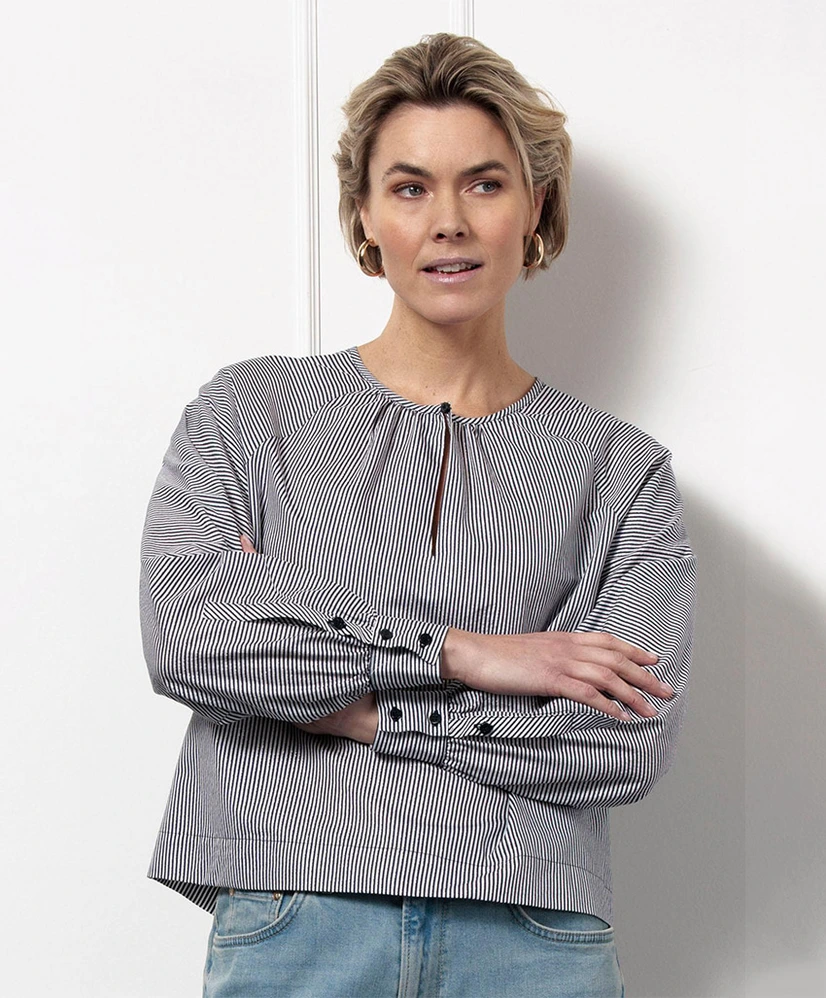 Studio Anneloes Top Babs Poplin Stripe