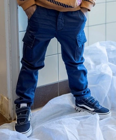 STURDY Cargo Broek Waves And Whale