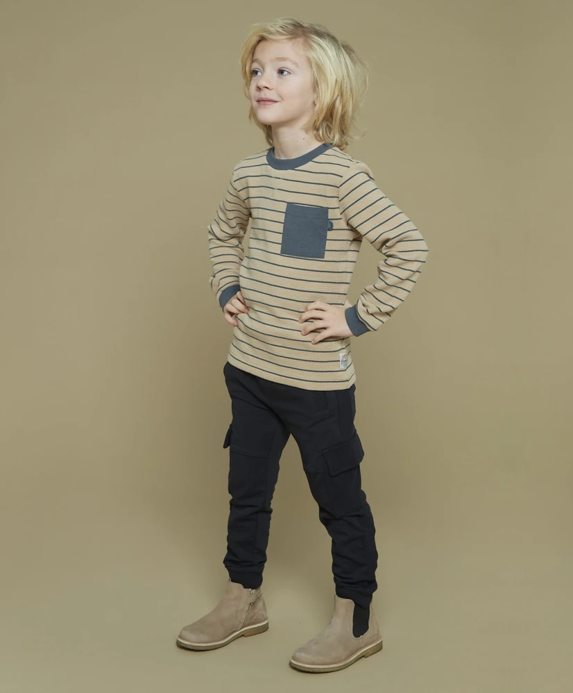 STURDY Cargo Broek Waves And Whale