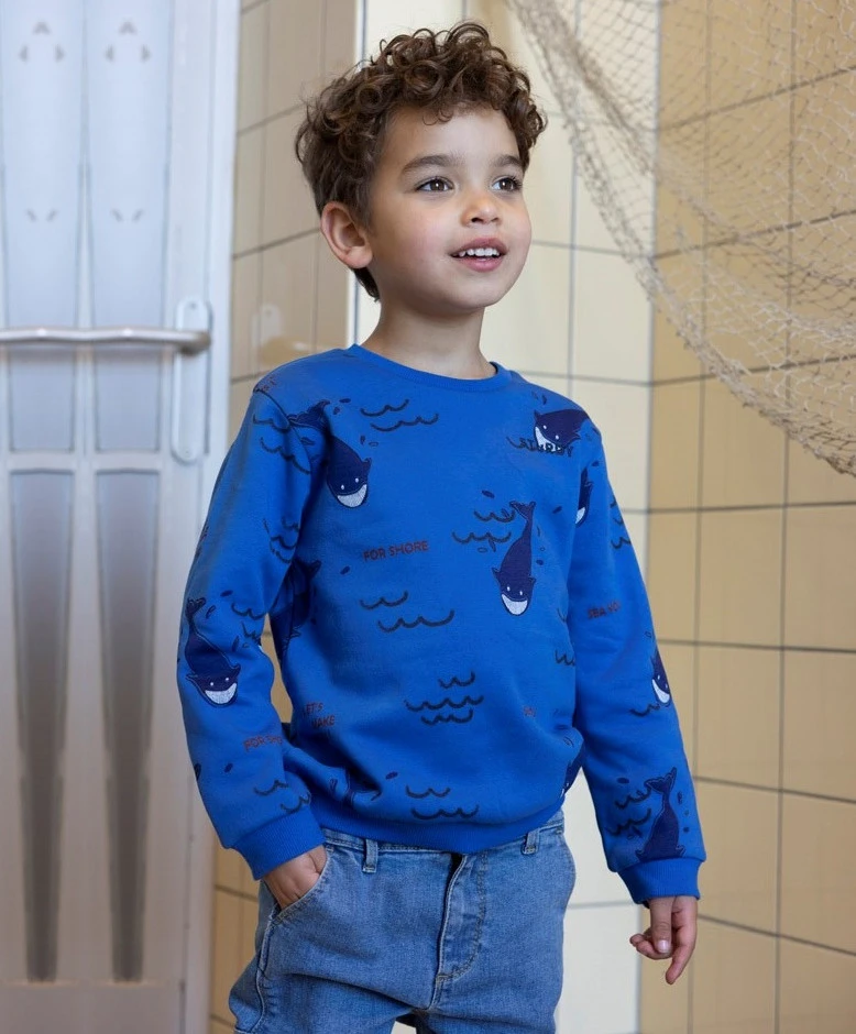 STURDY Sweater Waves And Whales
