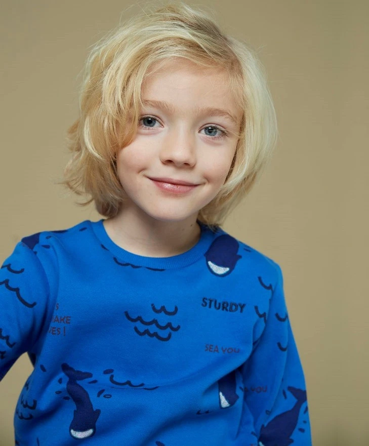 STURDY Sweater Waves And Whales