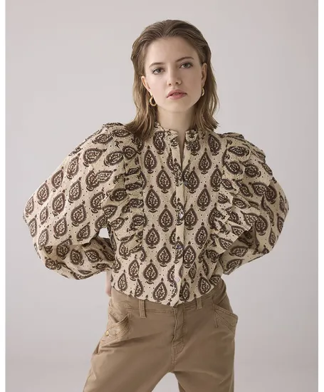 Summum Blouse Brodery Ruches