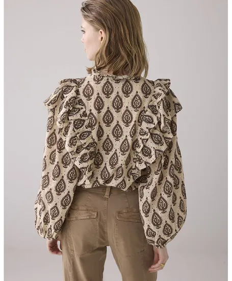 Summum Blouse Brodery Ruches