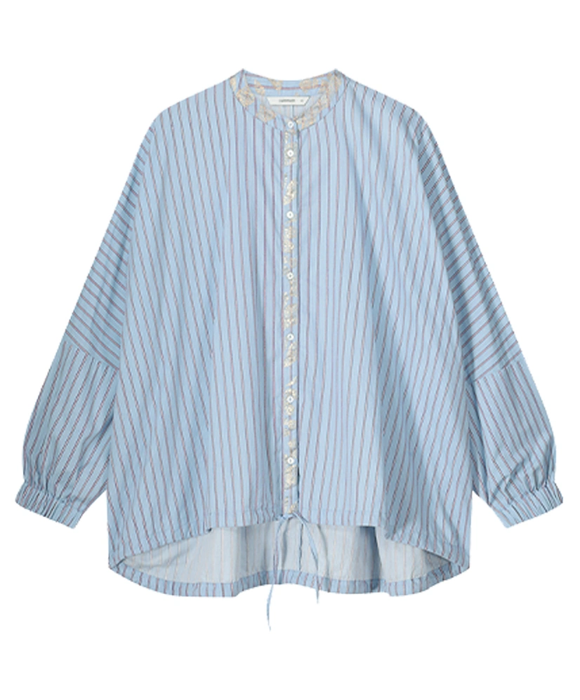 Summum Blouse Gold Foil Stripe