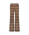 Summum Broek Wide Leg Zig Zag