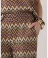Summum Broek Wide Leg Zig Zag