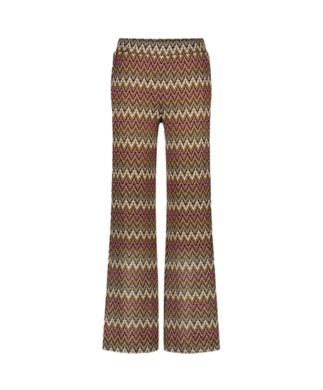 Summum Broek Wide Leg Zig Zag