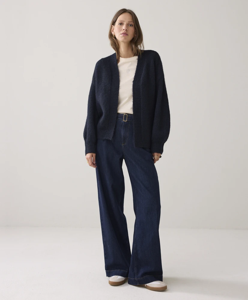 Summum Cardigan Puff Sleeve