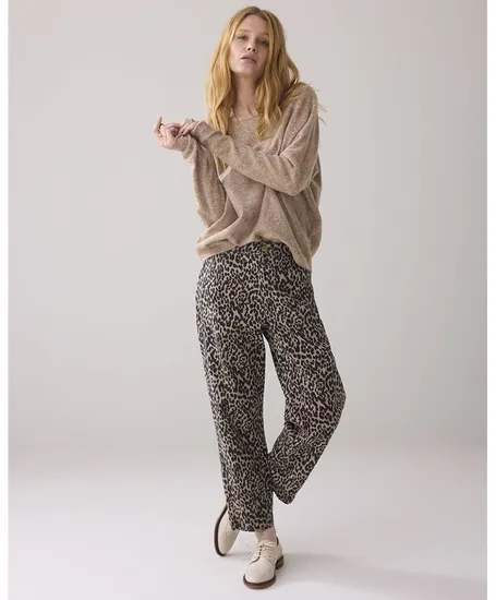 Summum Jeans Leopard Mom Fit