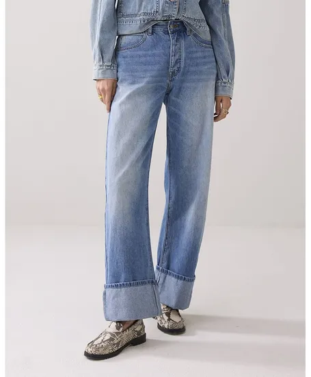 Summum Jeans Vintage Cotton Twill Straight Fit