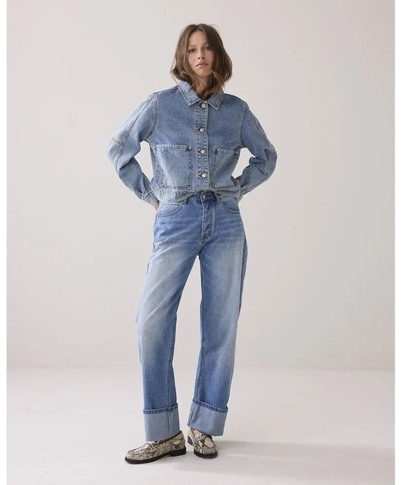 Summum Jeans Vintage Cotton Twill Straight Fit