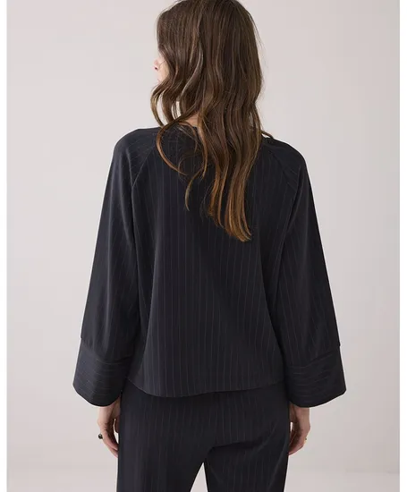 Summum Top Scuba Pinstripe