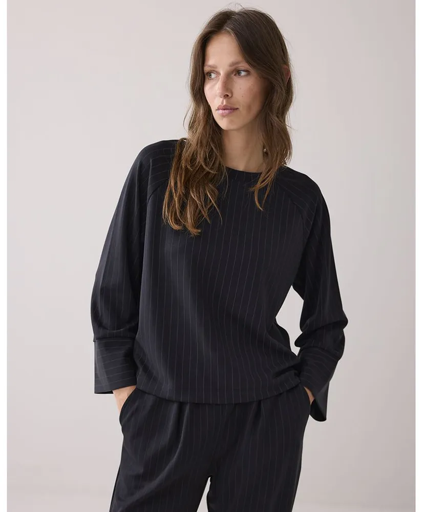 Summum Top Scuba Pinstripe