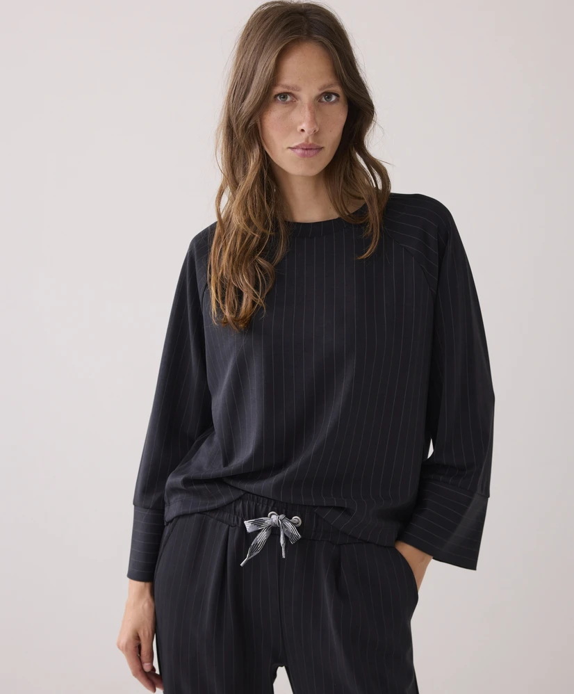 Summum Top Scuba Pinstripe