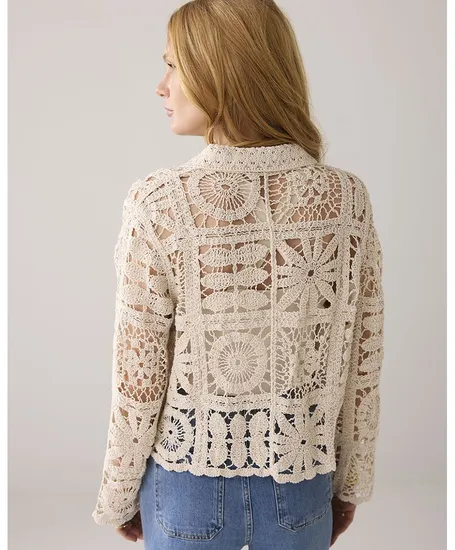 Summum Vest Crochet Flower