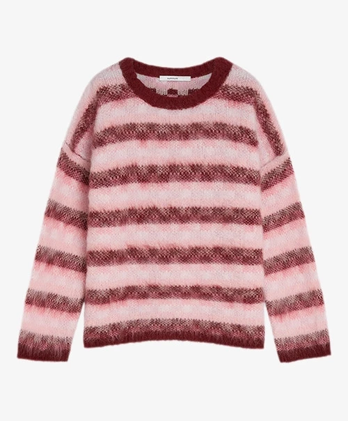 Sweater Brushed alpaca blend knit