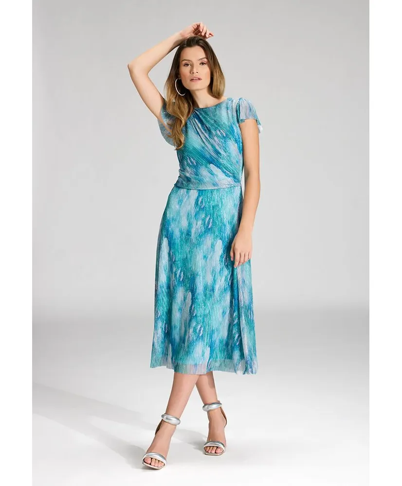 SWING Maxi Jurk Allover Print