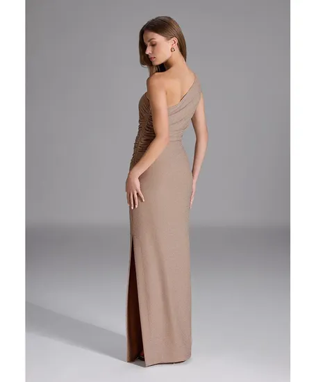 SWING Maxi Jurk Offshoulder Split