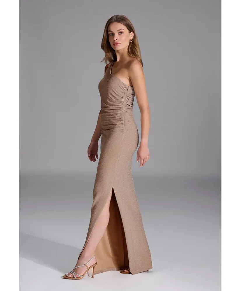 SWING Maxi Jurk Offshoulder Split