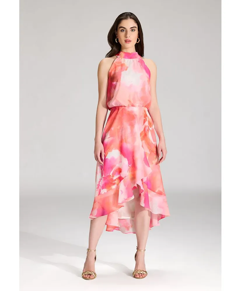 SWING Midi Jurk Allover Print