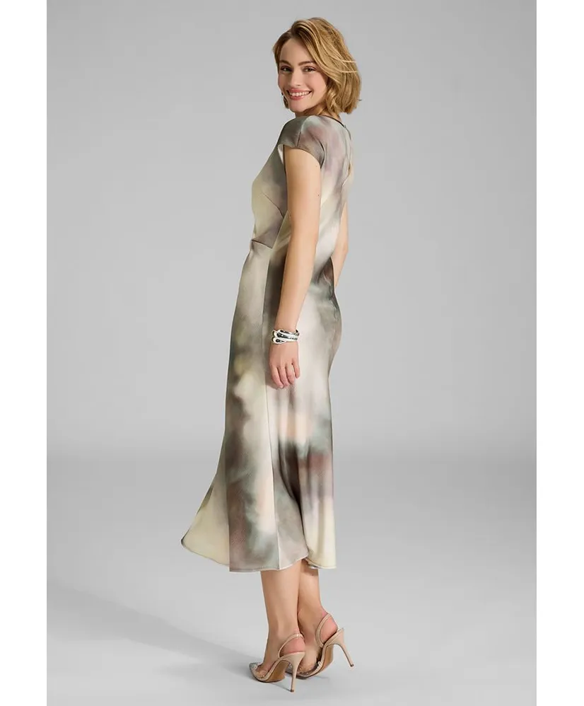 SWING Midi Jurk Allover Print