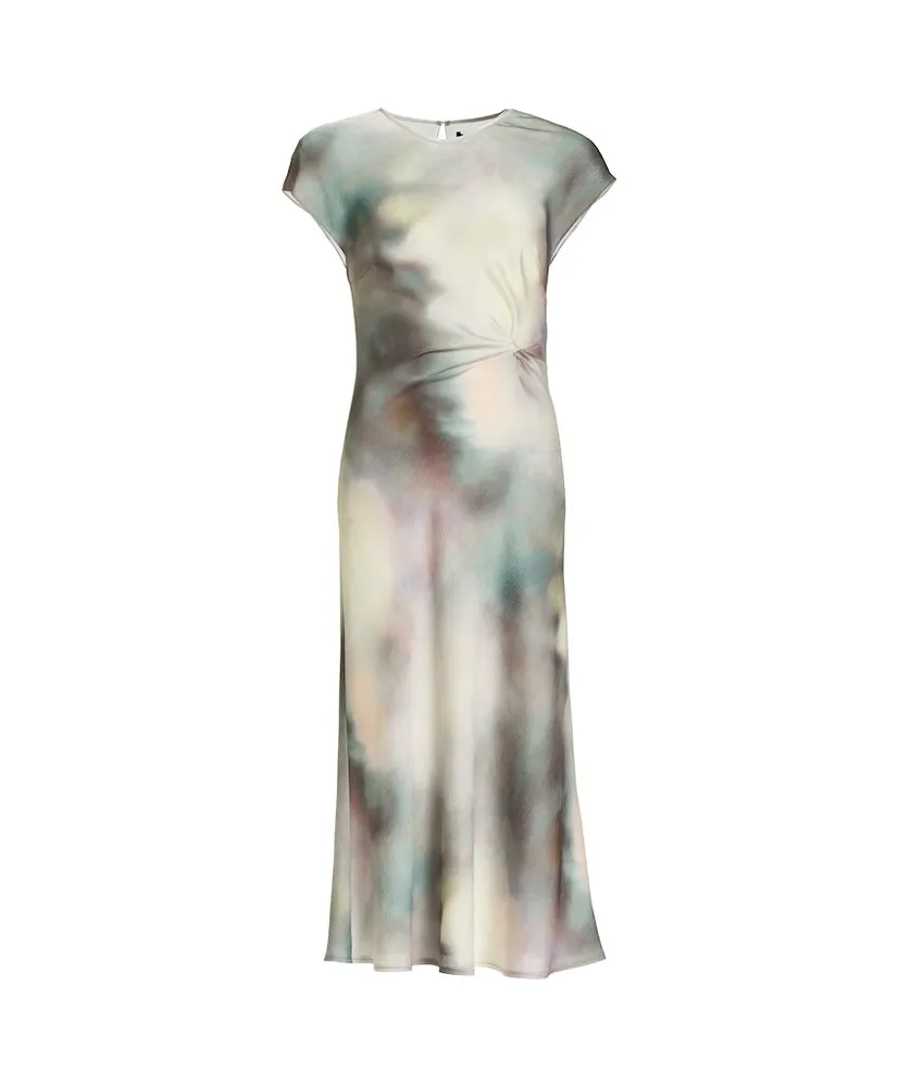 SWING Midi Jurk Allover Print