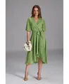 SWING Midi Jurk Ruffle