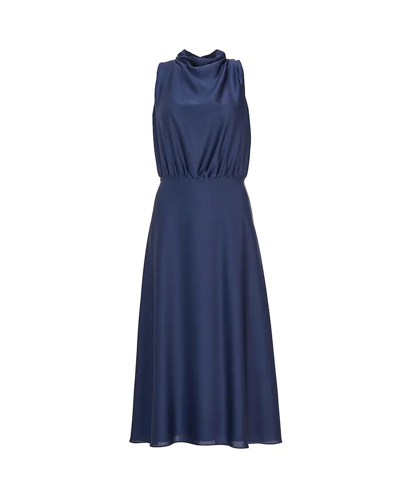 SWING Midi Jurk Satin