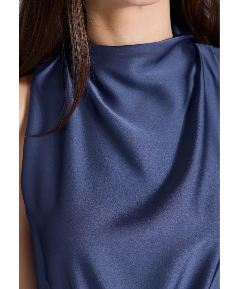 SWING Midi Jurk Satin