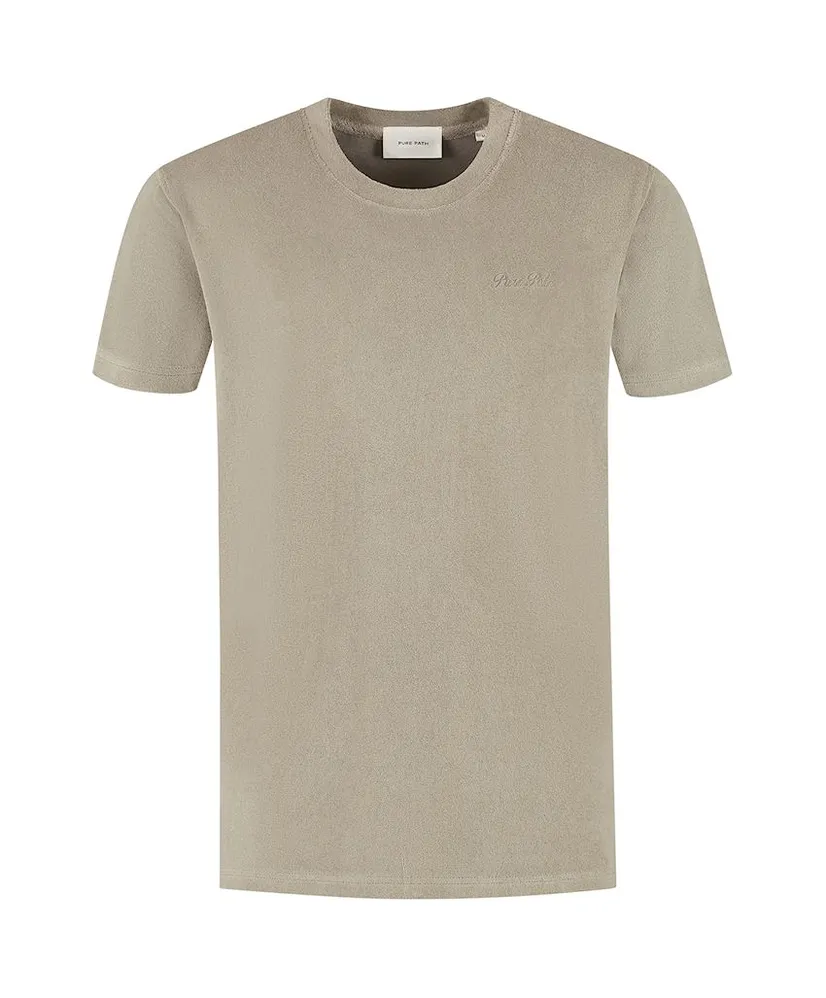 T-shirt Cursive Terry