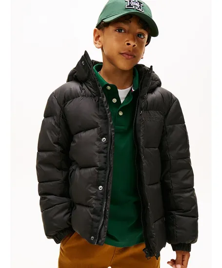 Tommy Hilfiger Jas Matt Shine Embossed