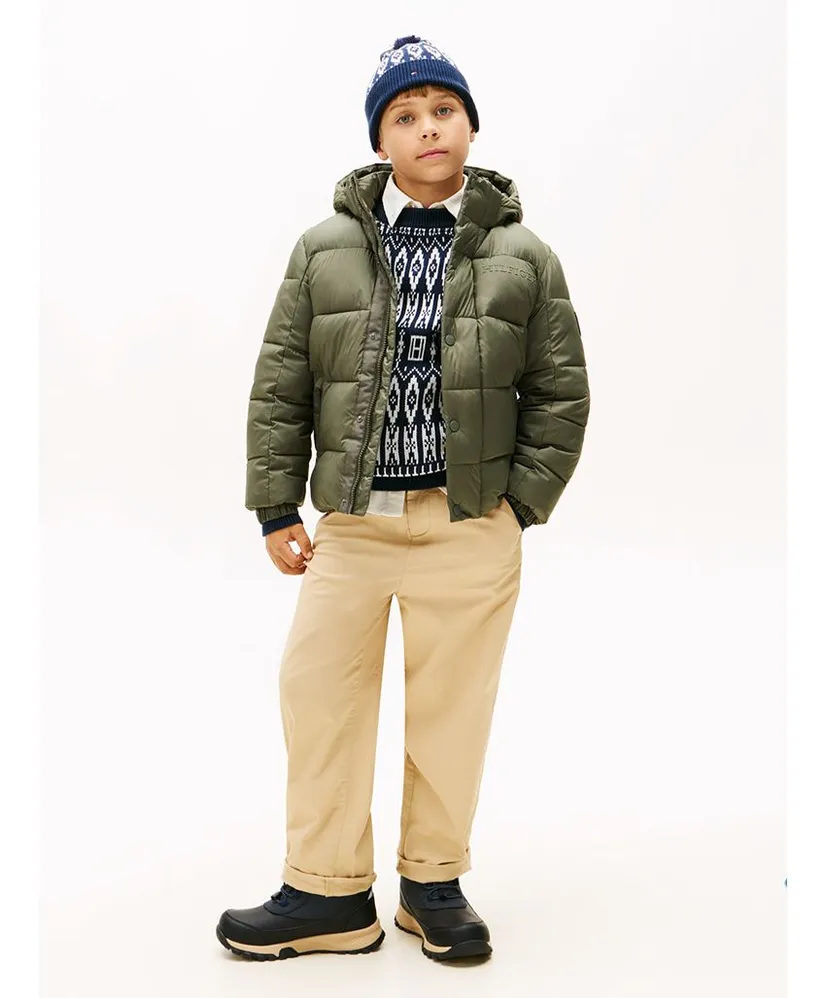 Tommy Hilfiger Jas Matt Shine Embossed
