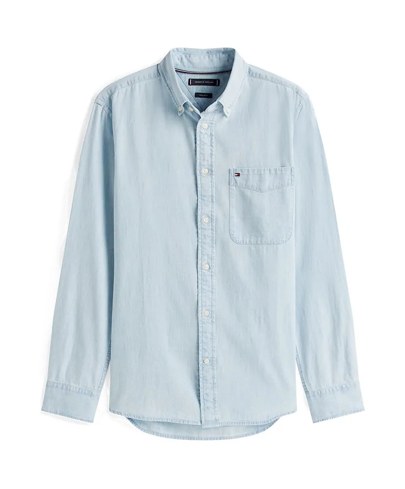 Tommy Hilfiger Overhemd Chambray Regular Fit