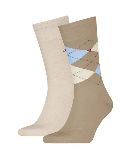 Tommy Hilfiger Sokken Check 2-Pack