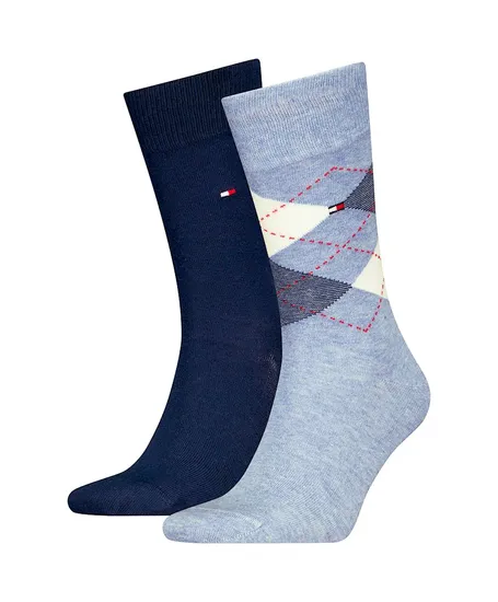 Tommy Hilfiger Sokken Check 2-Pack