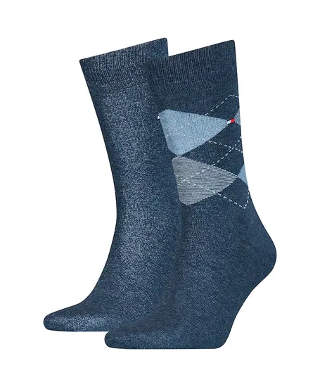 Tommy Hilfiger Sokken Check 2-Pack