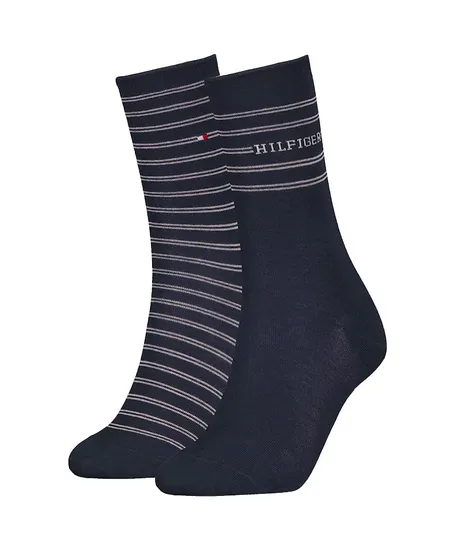 Tommy Hilfiger Sokken Logo Stripe 2-Pack