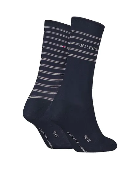 Tommy Hilfiger Sokken Logo Stripe 2-Pack