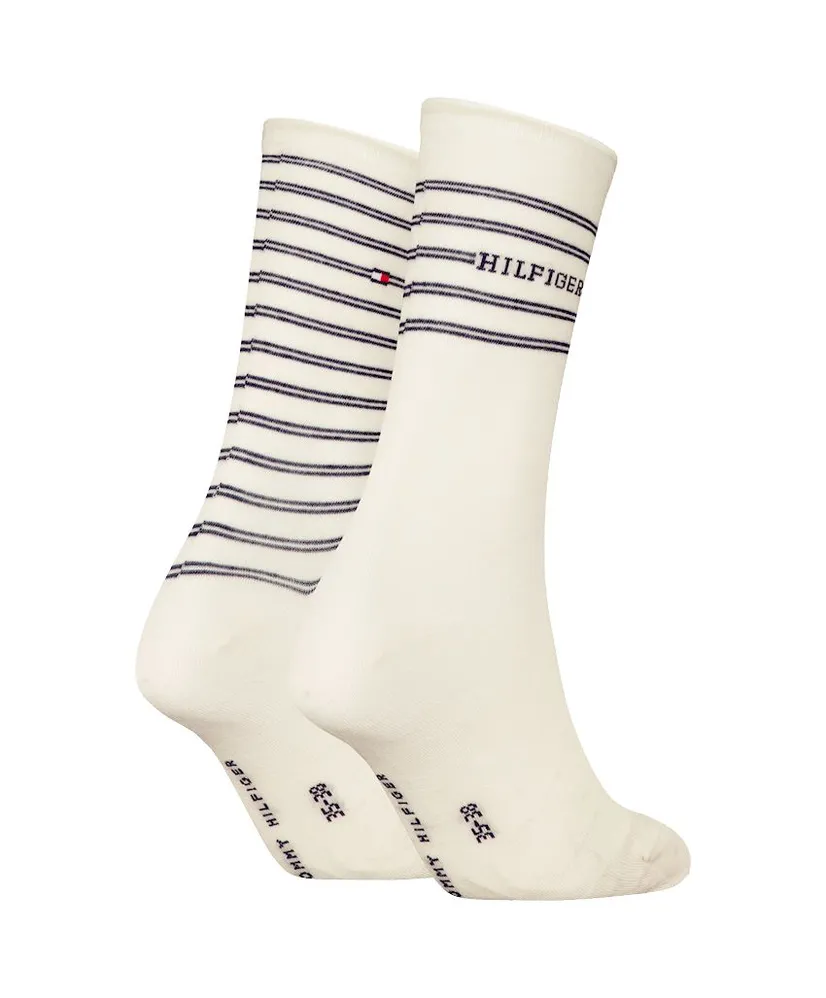 Tommy Hilfiger Sokken Logo Stripe 2-Pack
