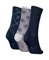 Tommy Hilfiger Sokken Monogram Giftbox 3-Pack