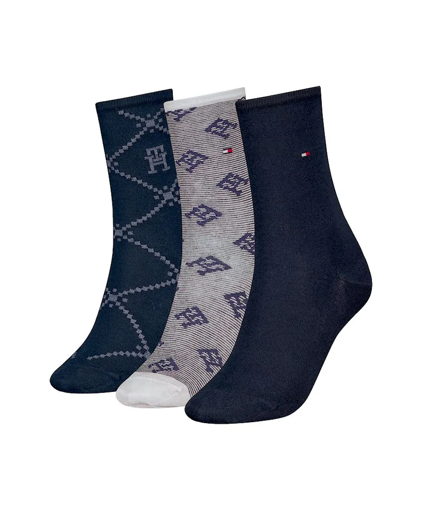 Tommy Hilfiger Sokken Monogram Giftbox 3-Pack
