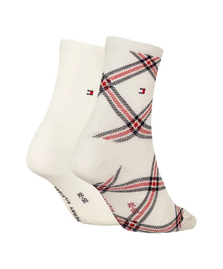 Tommy Hilfiger Sokken Ruit 2-Pack