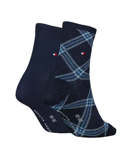 Tommy Hilfiger Sokken Ruit 2-Pack