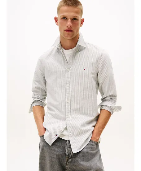 Tommy Jeans Overhemd Casual Stripe Slim Fit